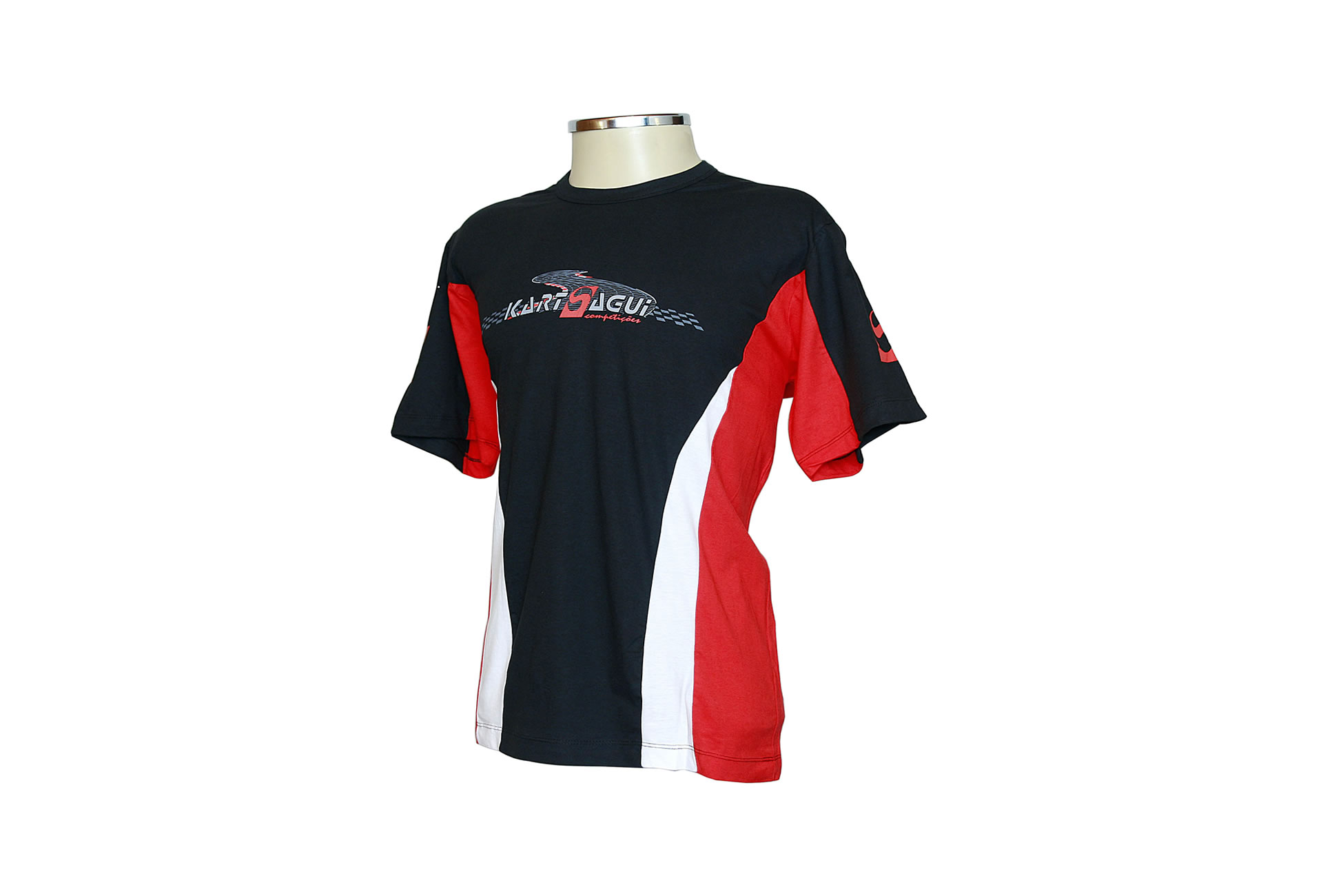 Camiseta Gola Careca Com Recorte